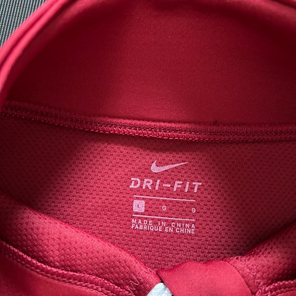 Nike Dri-FIT Red Pullover - Picture 2 of 3